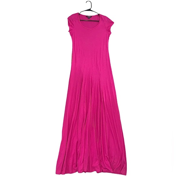 Ralph Lauren Pink Maxi Shortsleeve Dress Women’s SP small Petite - Picture 2 of 11